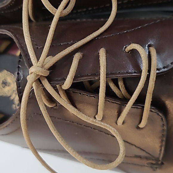 NEW Mens Base London brown leather shoes. Sz 46 or 12 to 12.5 US. - Picture 3 of 6